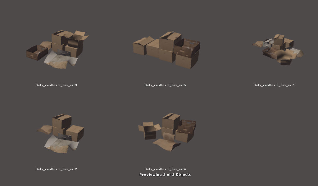 RPG FPS Game Assets for PC Mobile Industrial Set v6 Low-poly 3D model_50