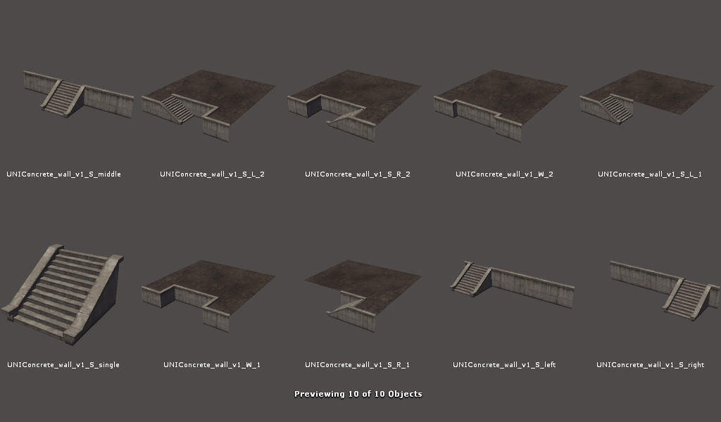 RPG FPS Game Assets for PC Mobile Industrial Set v6 Low-poly 3D model_84