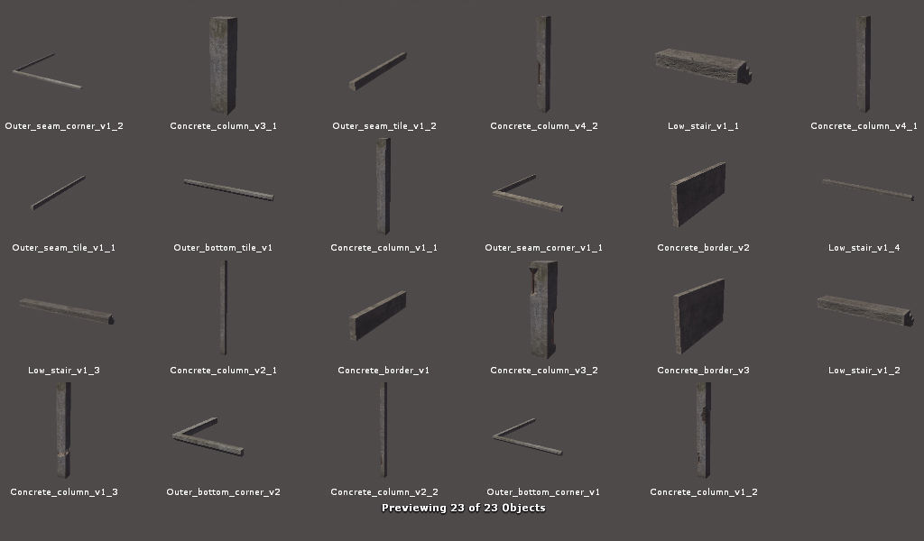 RPG FPS Game Assets for PC Mobile Industrial Set v6 Low-poly 3D model_59