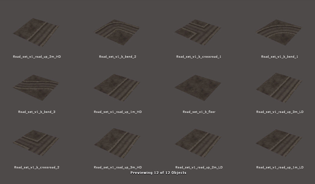 RPG FPS Game Assets for PC Mobile Industrial Set v6 Low-poly 3D model_87