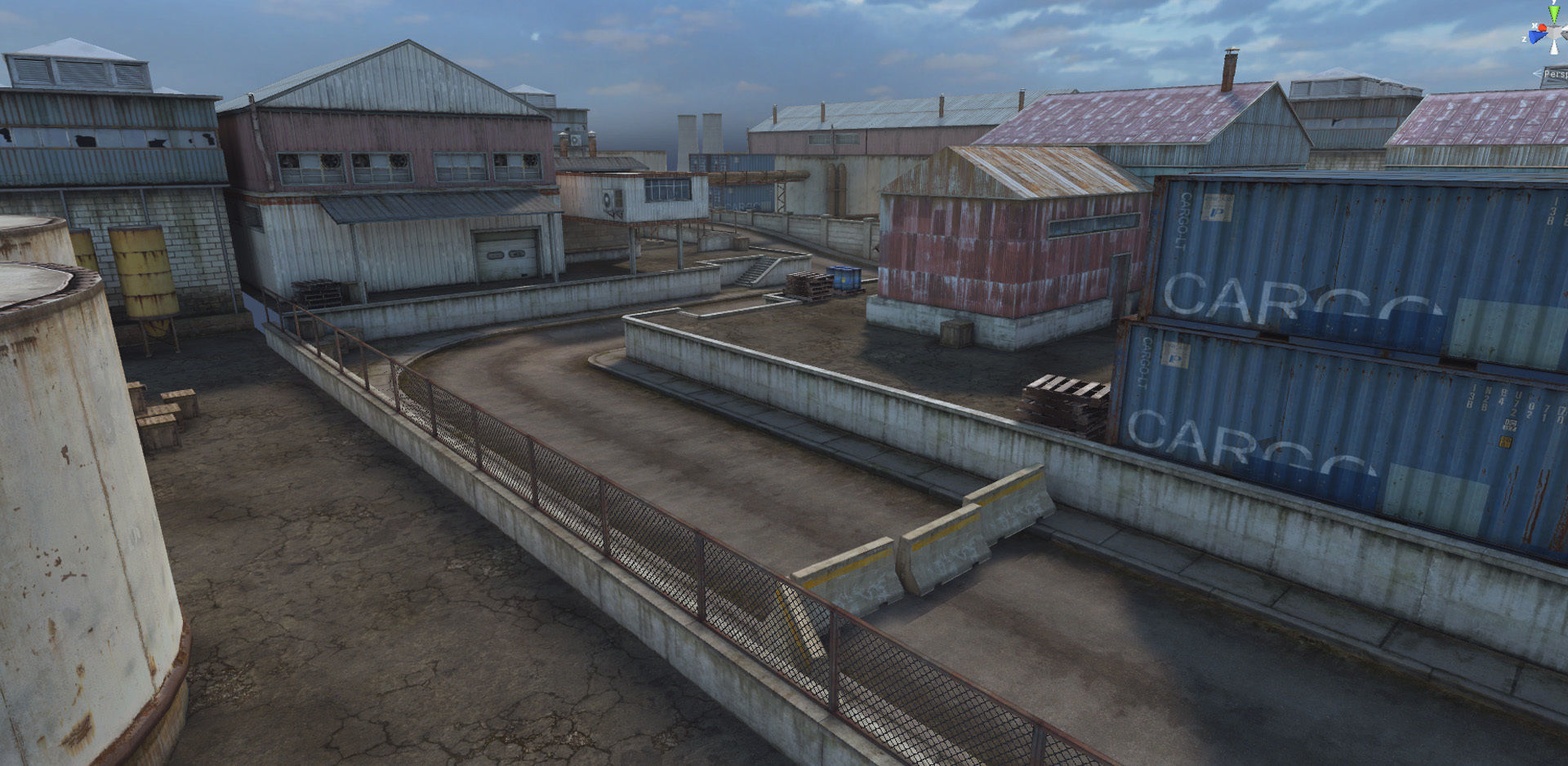 RPG FPS Game Assets for PC Mobile Industrial Set v6 Low-poly 3D model_37