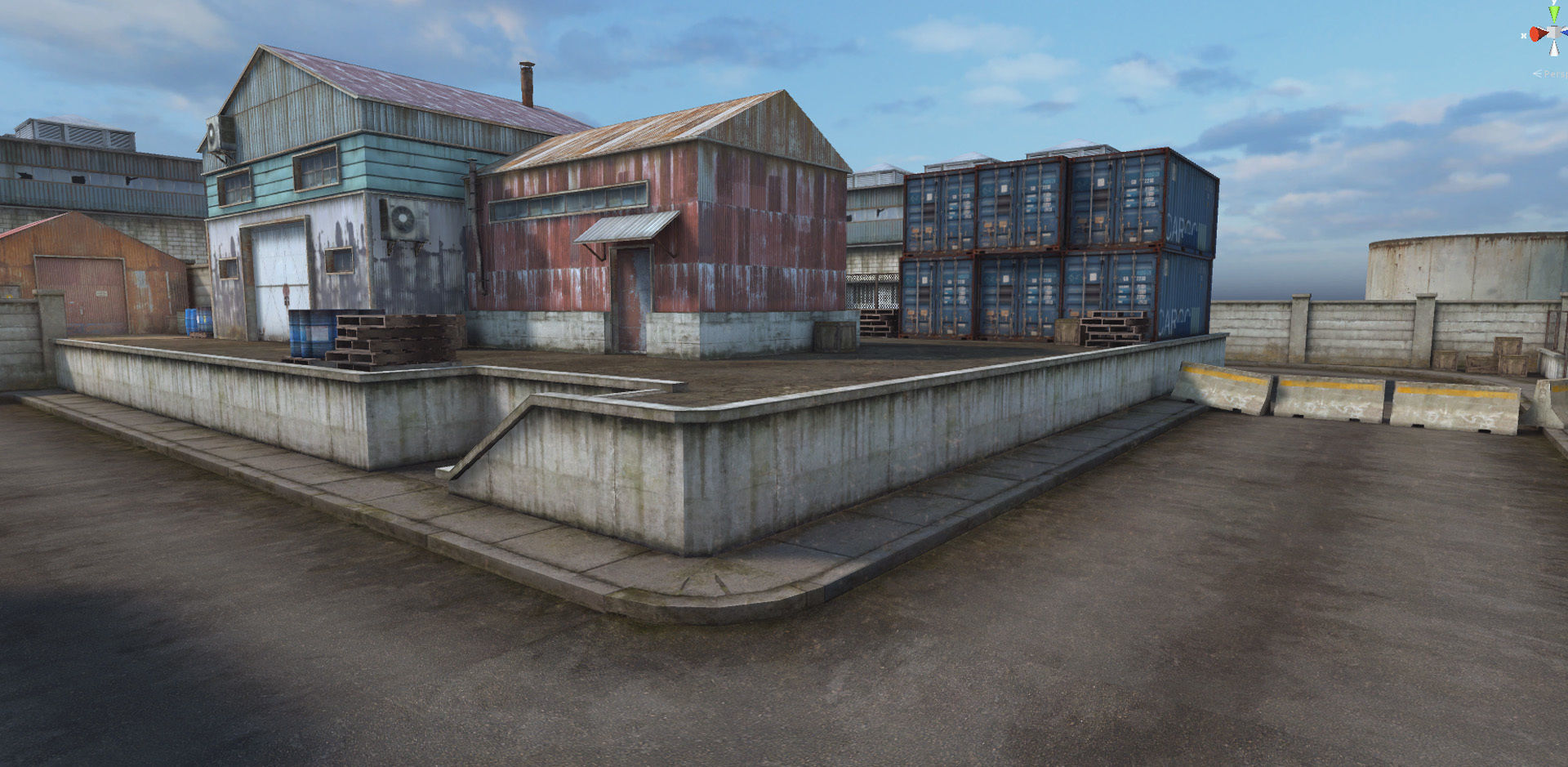 RPG FPS Game Assets for PC Mobile Industrial Set v6 Low-poly 3D model_34