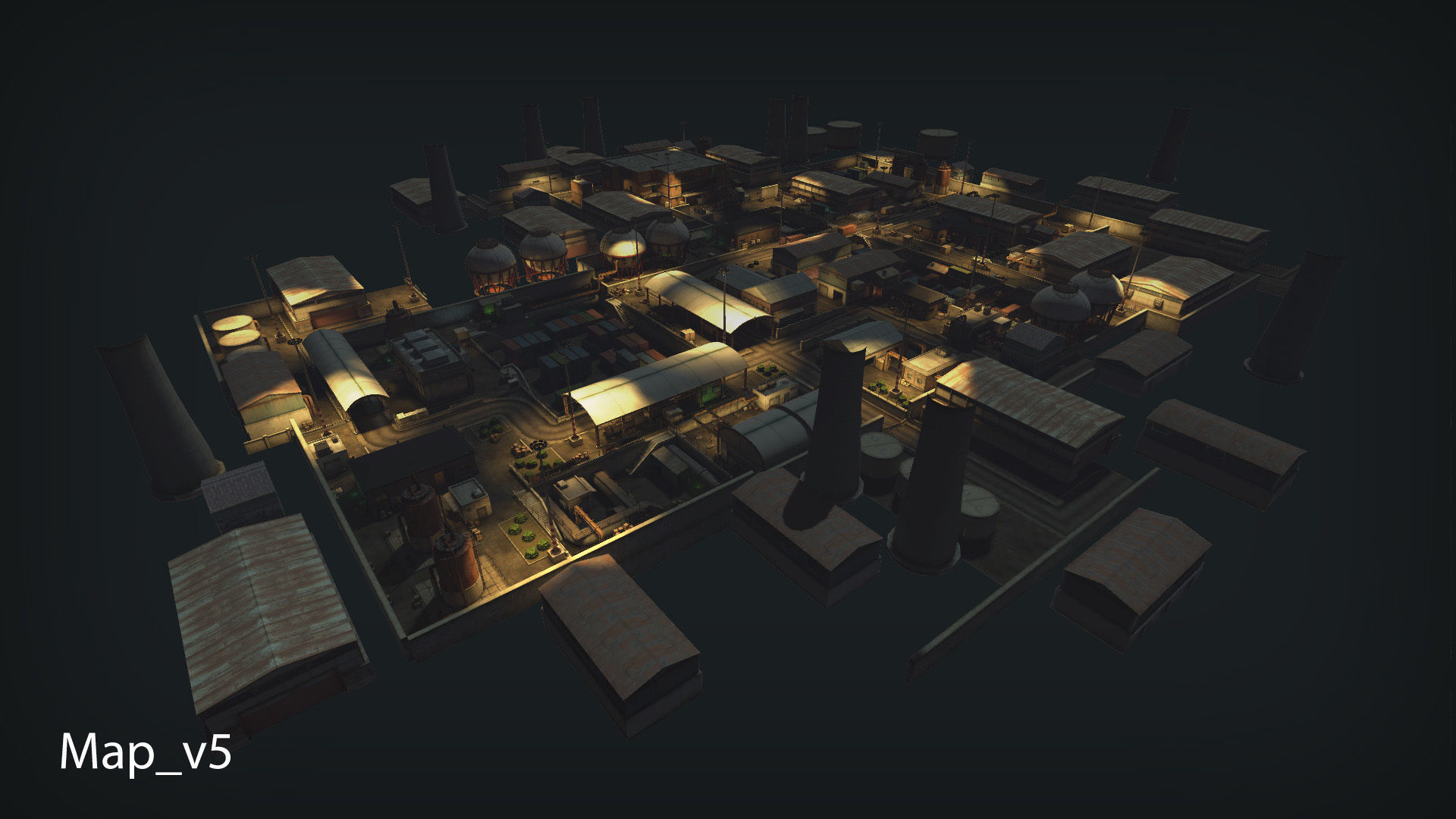 RPG FPS Game Assets for PC Mobile Industrial Set v6 Low-poly 3D model_3