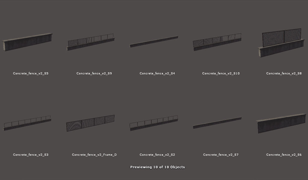 RPG FPS Game Assets for PC Mobile Industrial Set v6 Low-poly 3D model_56