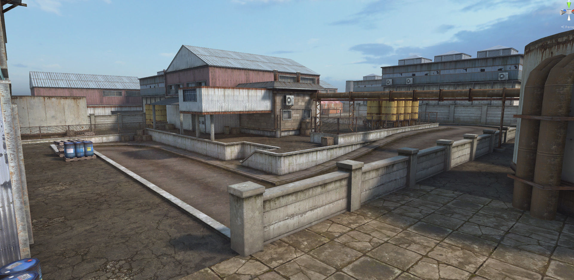 RPG FPS Game Assets for PC Mobile Industrial Set v6 Low-poly 3D model_36