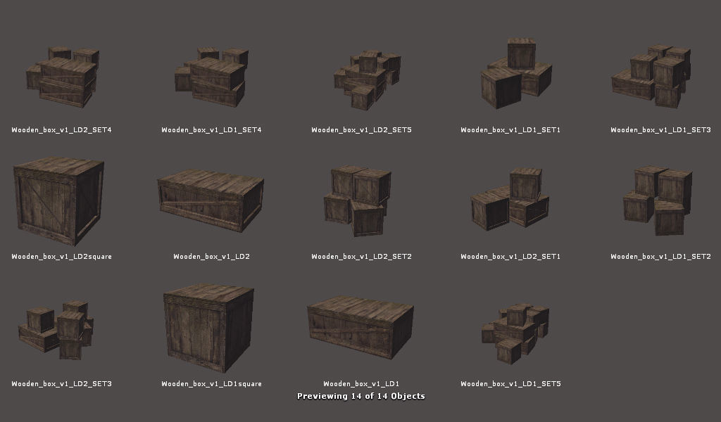 RPG FPS Game Assets for PC Mobile Industrial Set v6 Low-poly 3D model_49