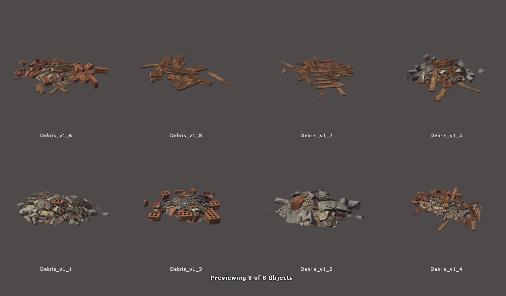 RPG FPS Game Assets for PC Mobile Industrial Set v6 Low-poly 3D model_48