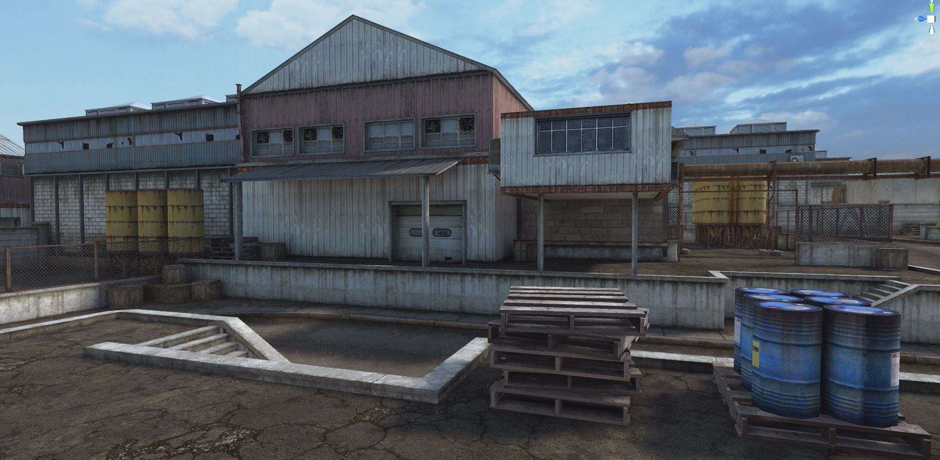 RPG FPS Game Assets for PC Mobile Industrial Set v6 Low-poly 3D model_33