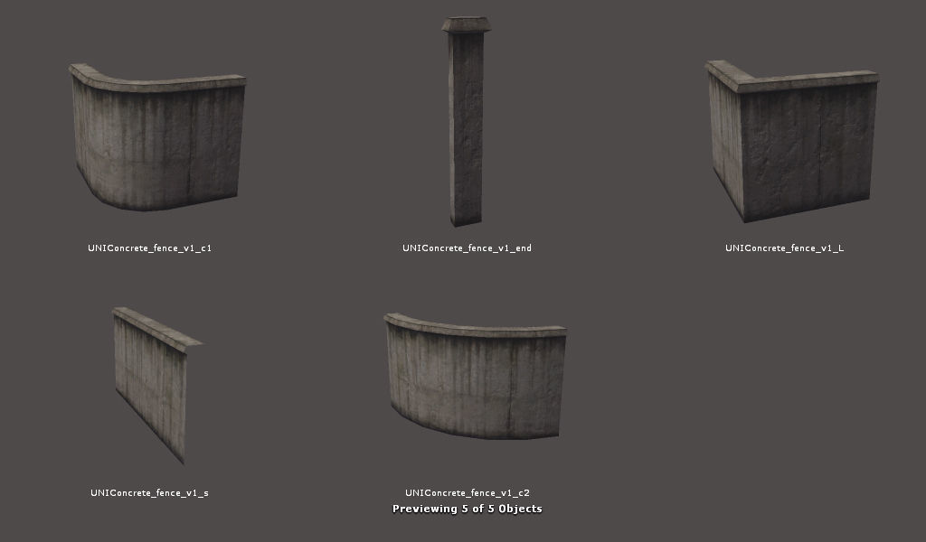 RPG FPS Game Assets for PC Mobile Industrial Set v6 Low-poly 3D model_41