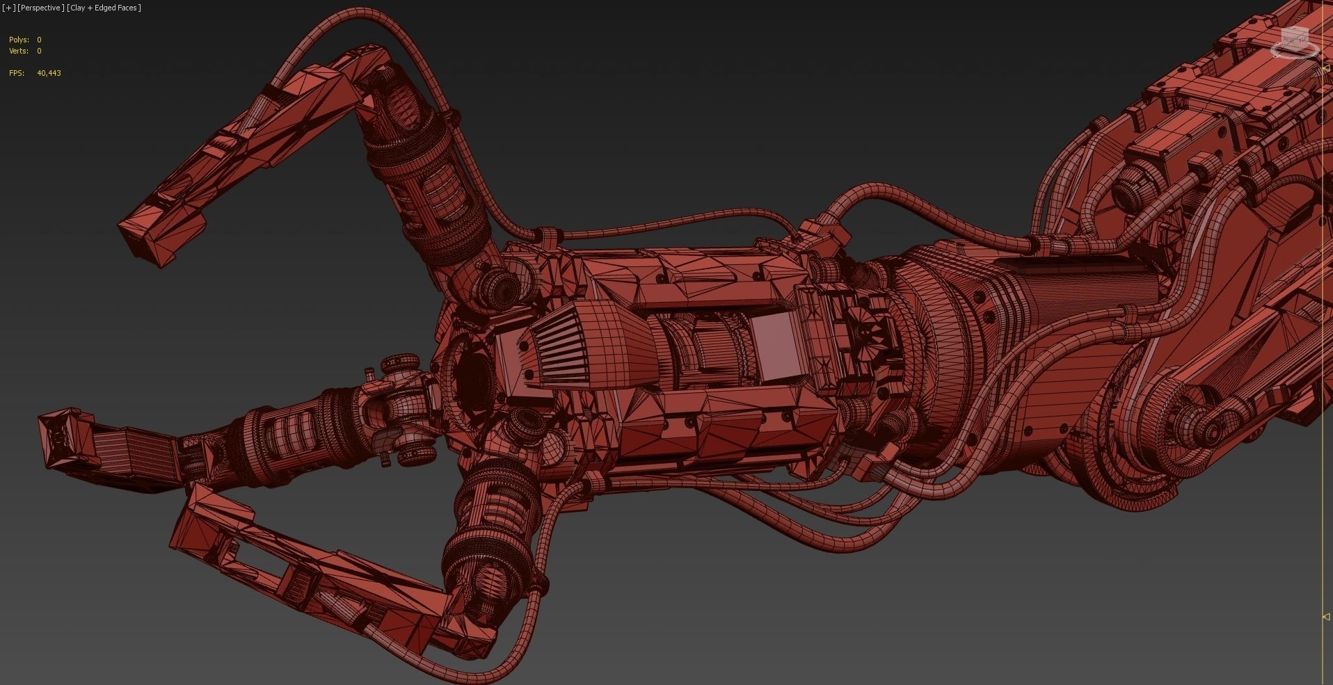 Robotic Arm 2 Rigged 3D model_17