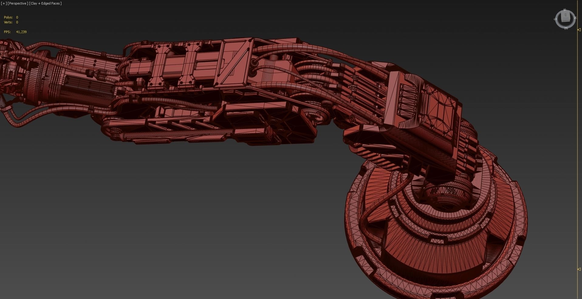 Robotic Arm 2 Rigged 3D model_18