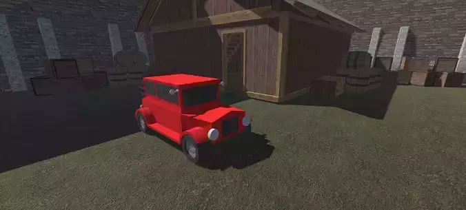 Classic Car Low Poly