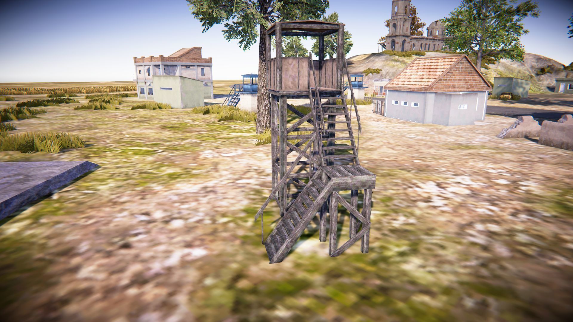 Pubg Pochinki 3d Map  Low-poly 3D model_15