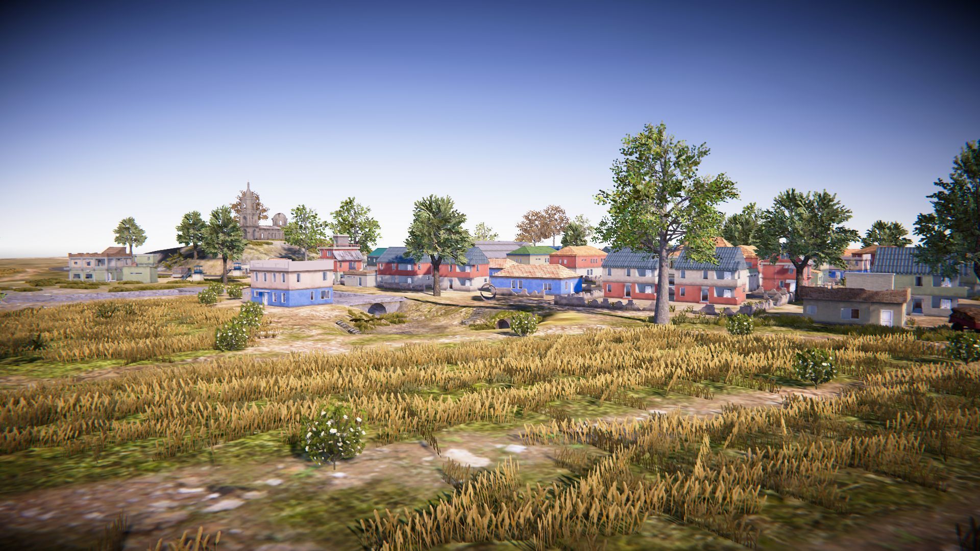 Pubg Pochinki 3d Map  Low-poly 3D model_17