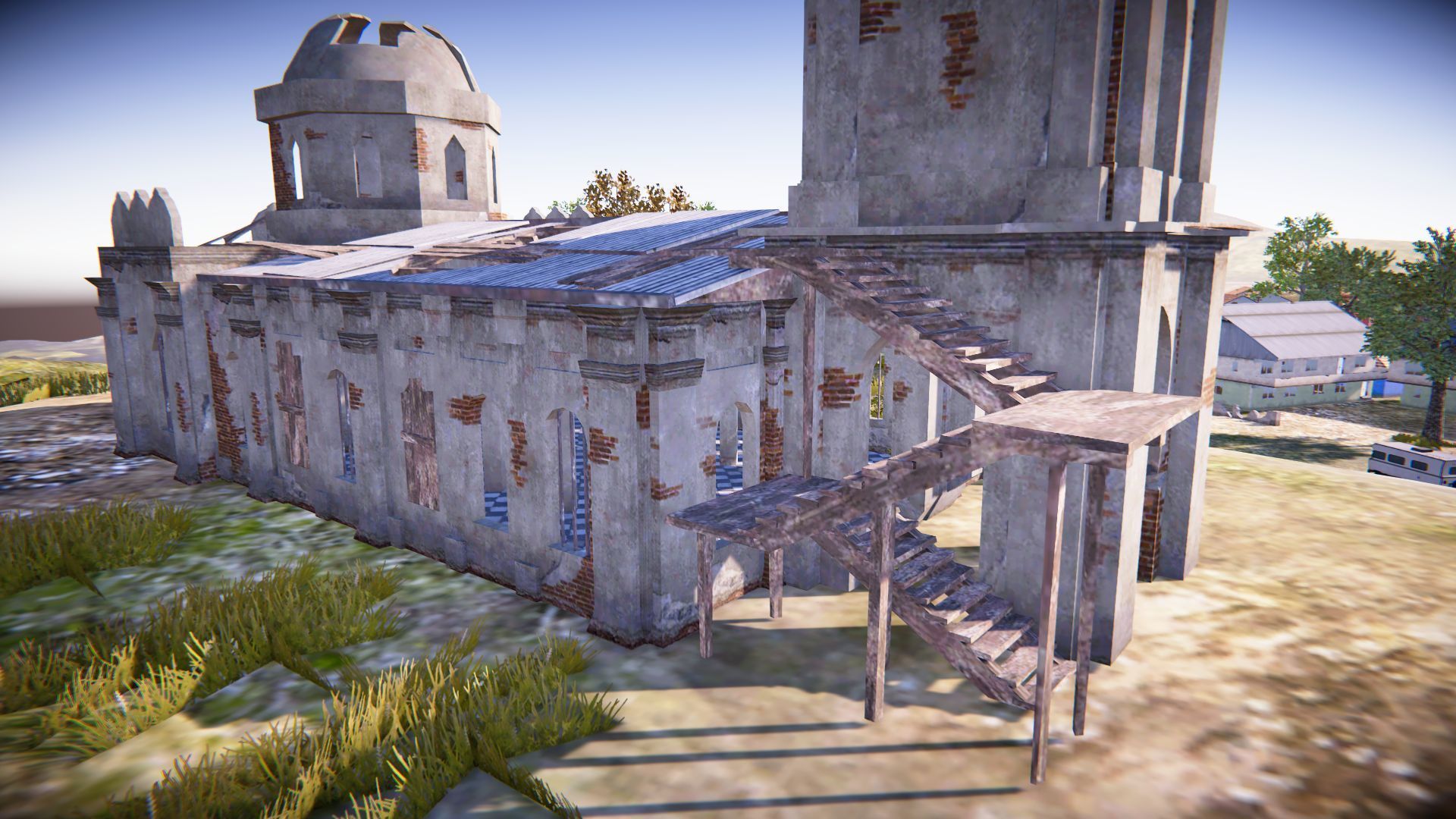 Pubg Pochinki 3d Map  Low-poly 3D model_23