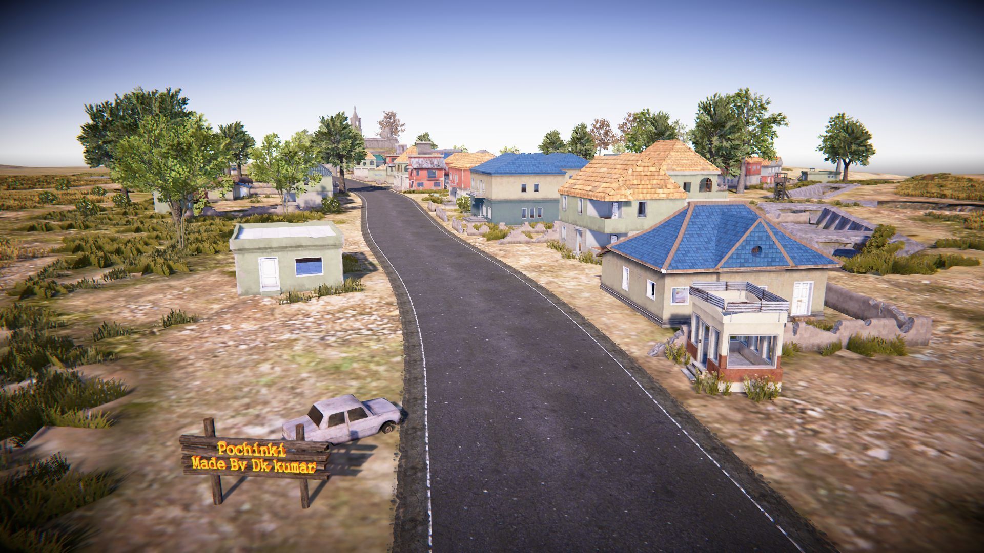 Pubg Pochinki 3d Map  Low-poly 3D model_20