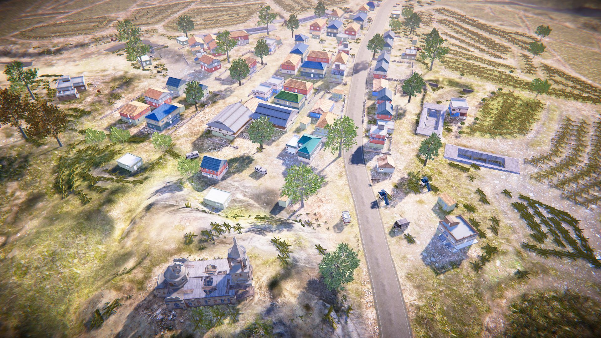 Pubg Pochinki 3d Map  Low-poly 3D model_22