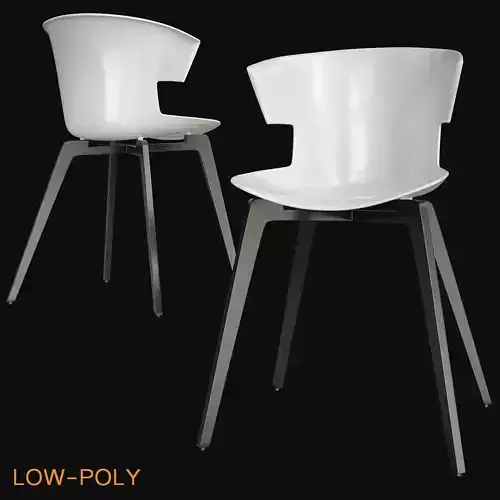 Chaise Cove - Restauration low poly 3d model