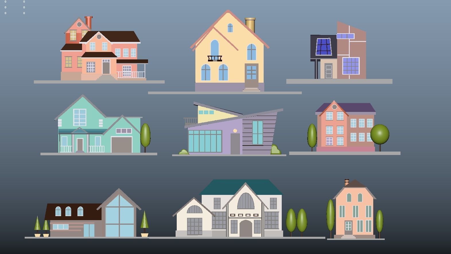 9 Special Homes for gaming 3D print model_3