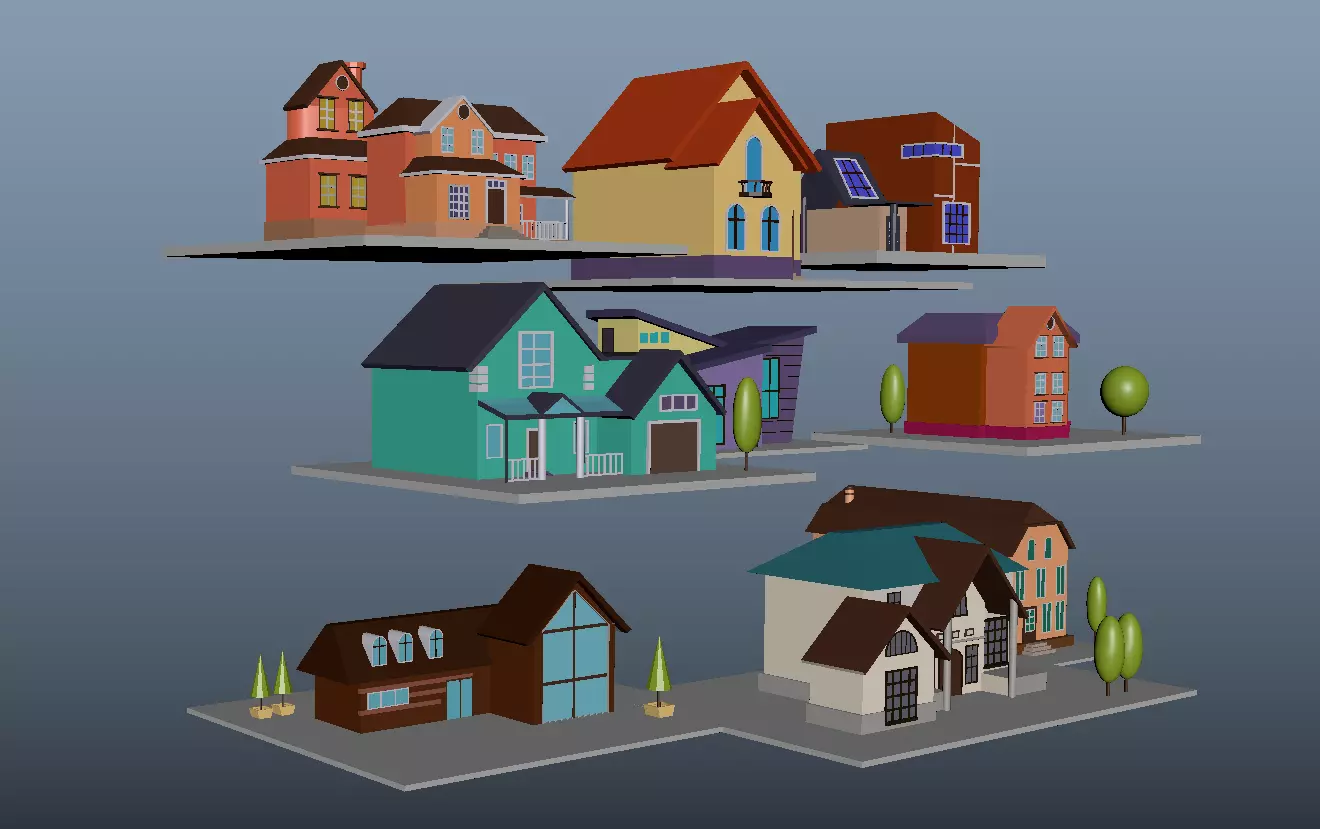 9 Special Homes for gaming 3D print model_0