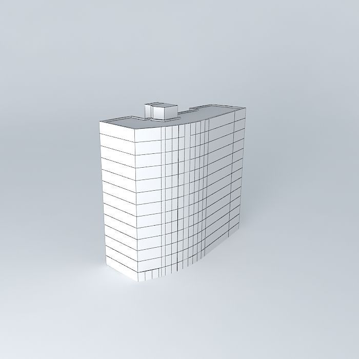 red building Free 3D model_3