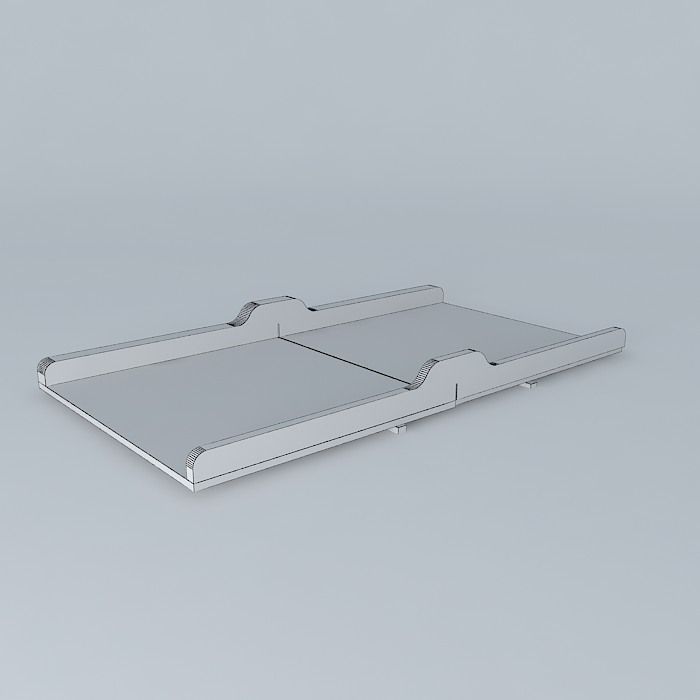 Tablesaw Crosscut Sled Free 3D model_4