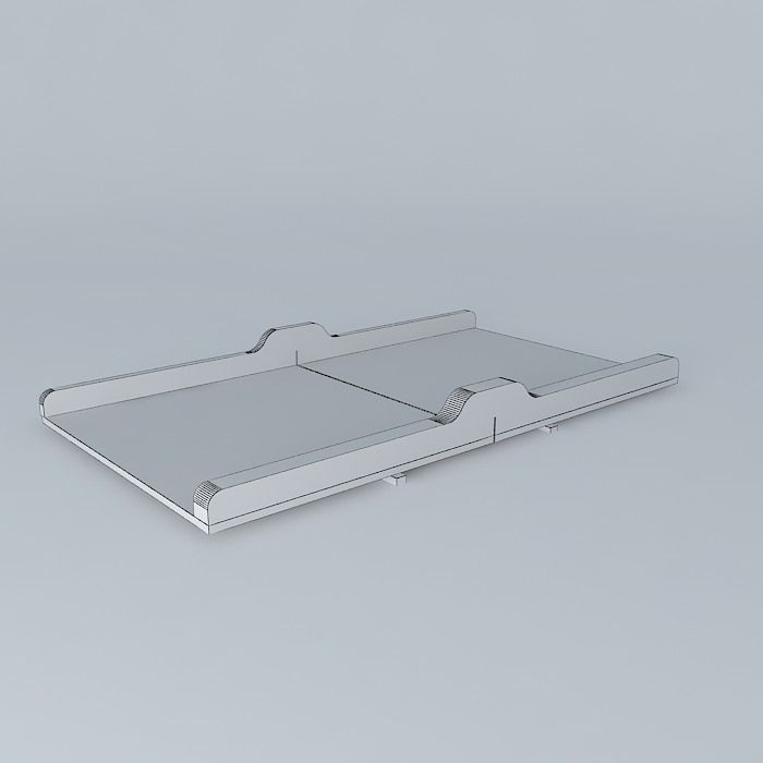 Tablesaw Crosscut Sled Free 3D model_3