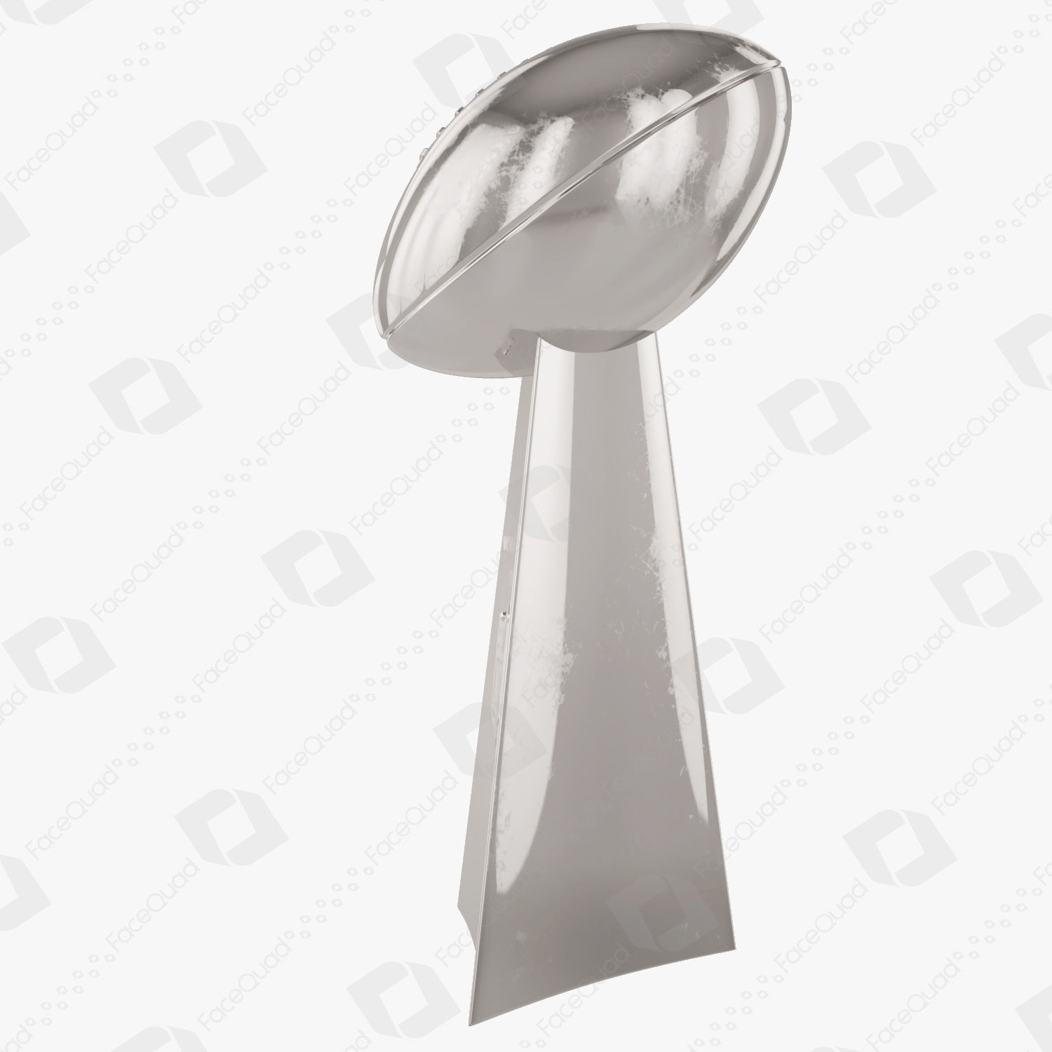 NFL Vince Lombardi Trophy 3D Model 3D model_4
