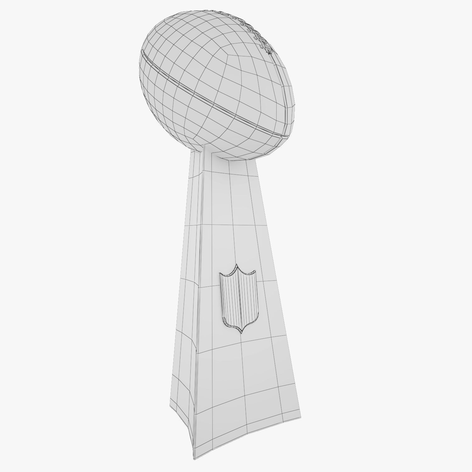 NFL Vince Lombardi Trophy 3D Model 3D model_9