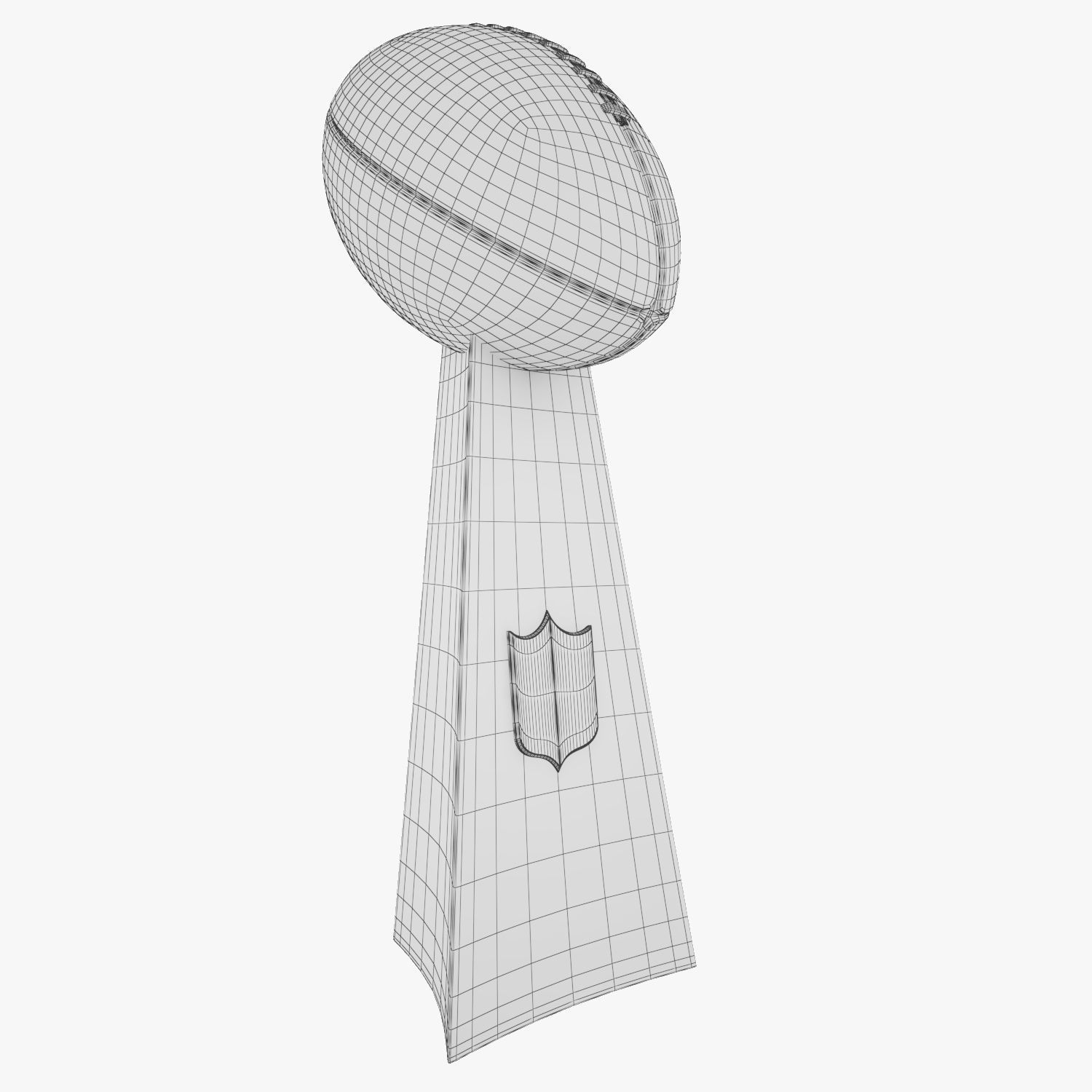 NFL Vince Lombardi Trophy 3D Model 3D model_10