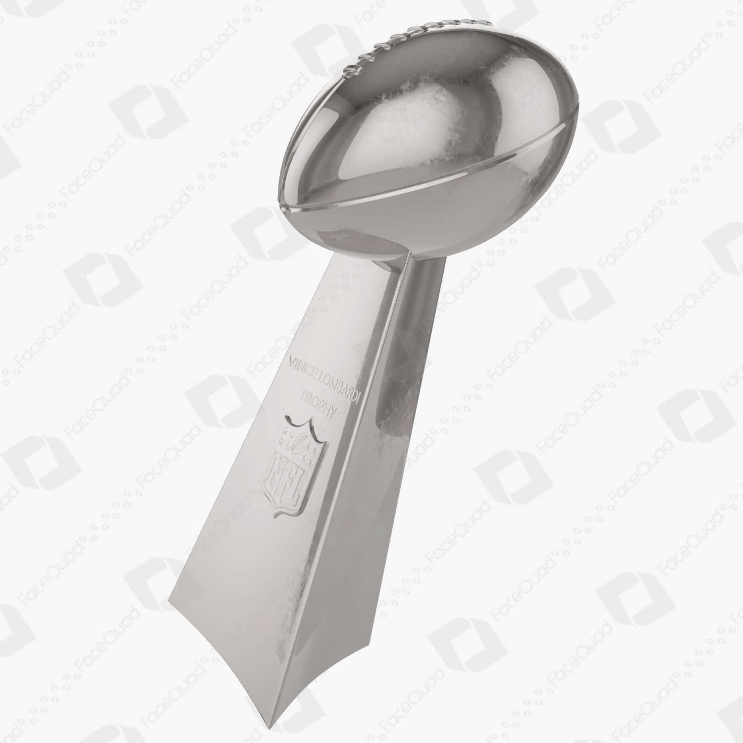 NFL Vince Lombardi Trophy 3D Model 3D model_5