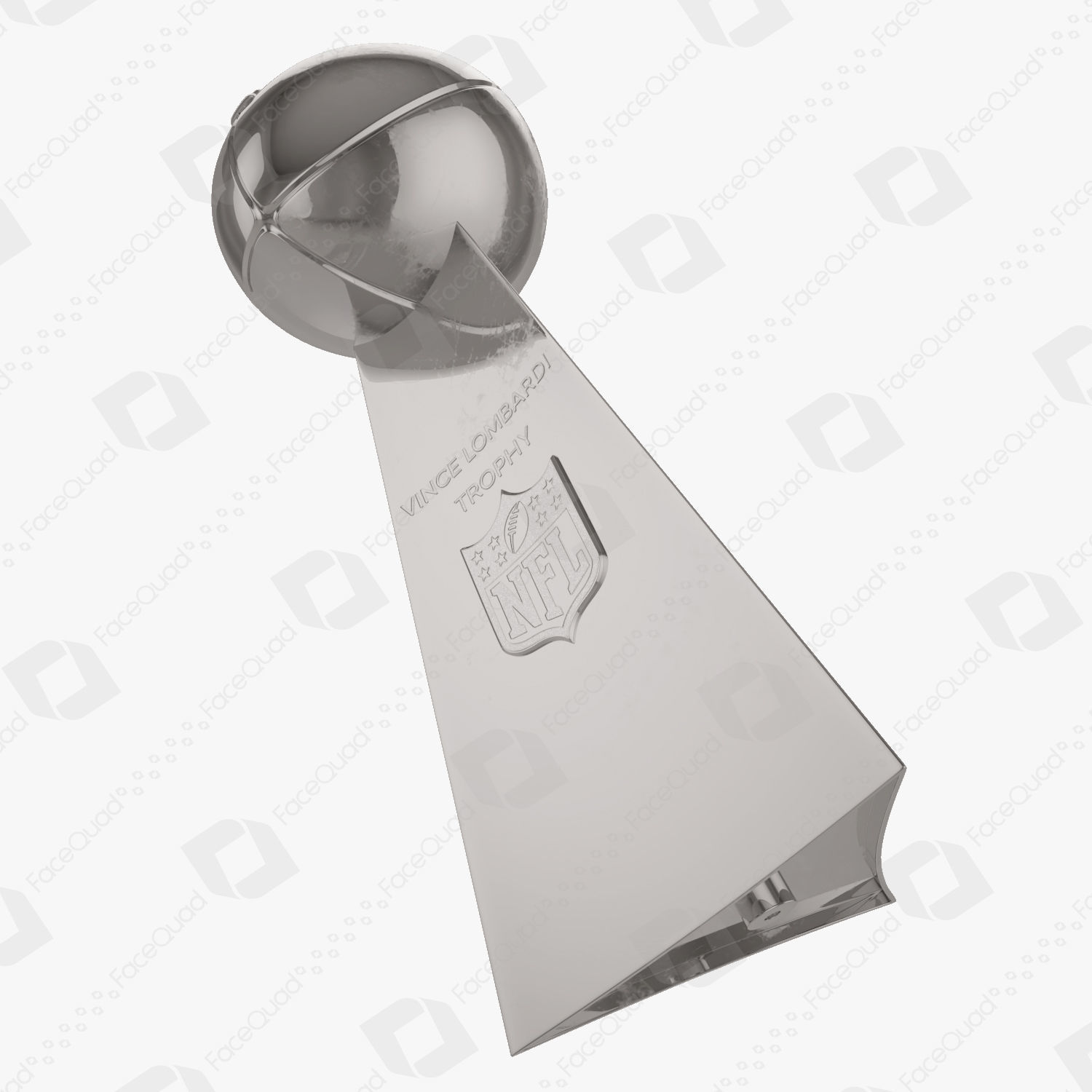 NFL Vince Lombardi Trophy 3D Model 3D model_2