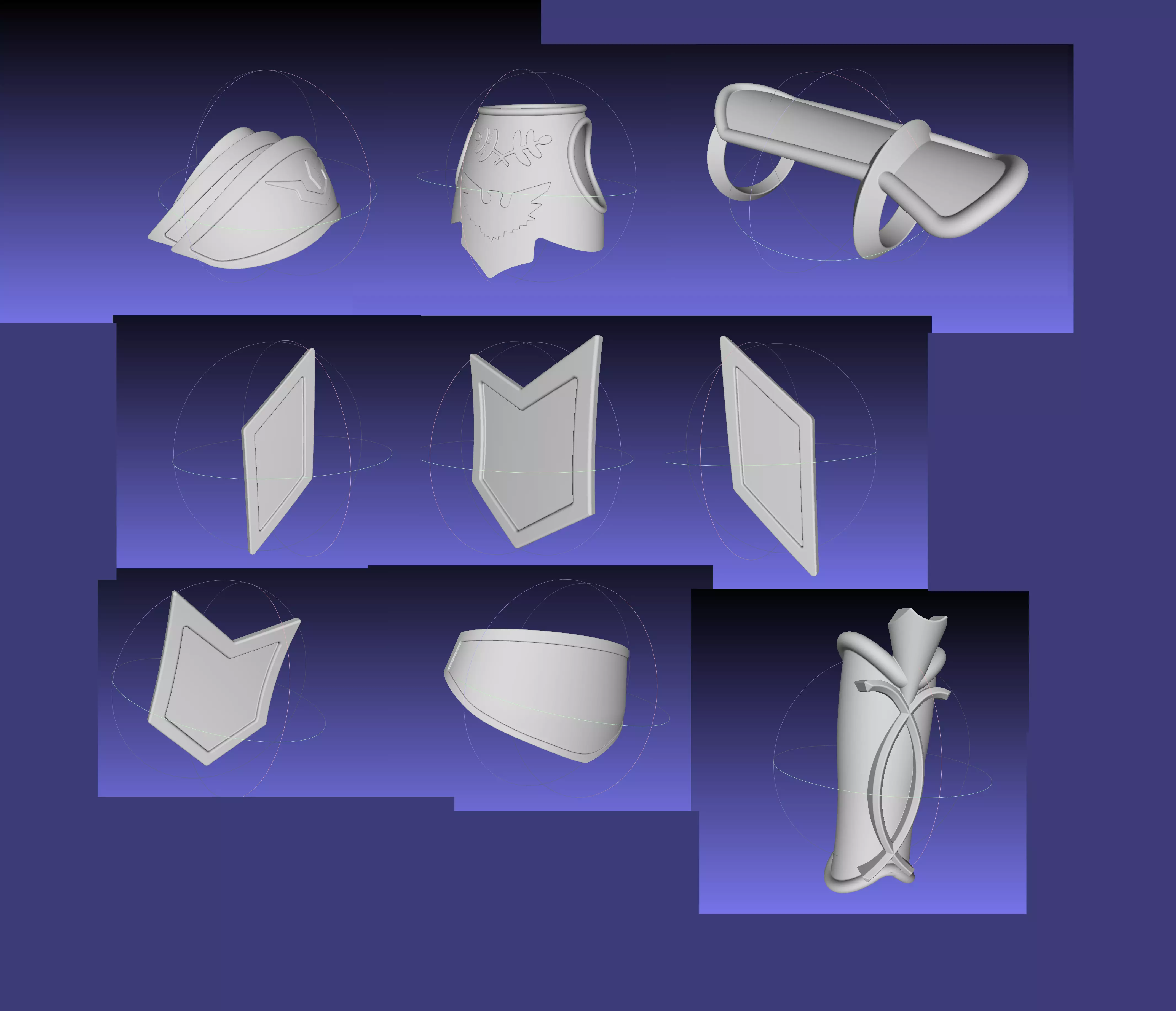 Fate Achillis Armorset 3D print model_0