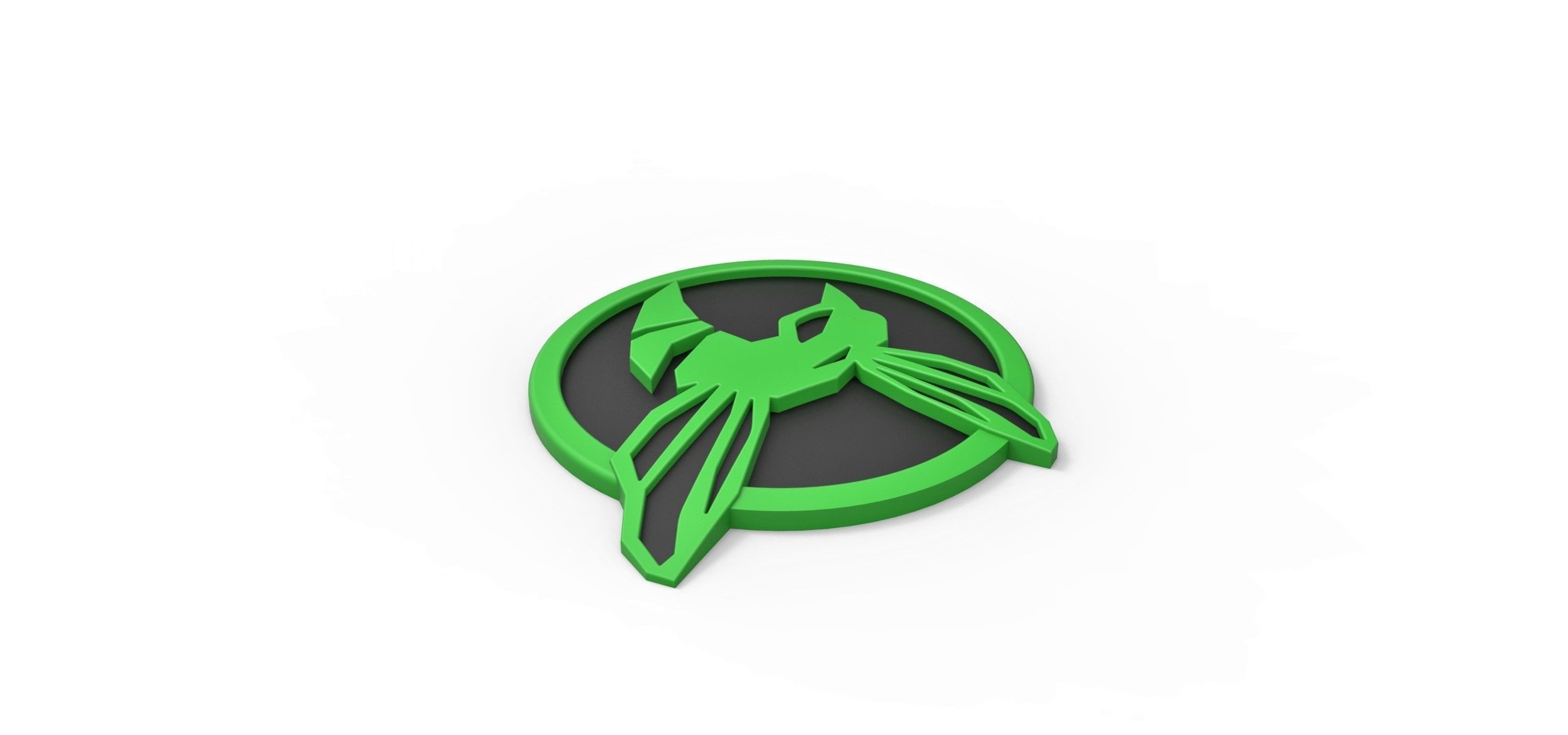 Cosplay 3D printable Green Hornet emblem 3D model 3D printable | CGTrader