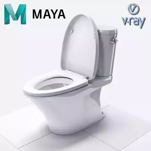 Toilet bowl 3d model high quality