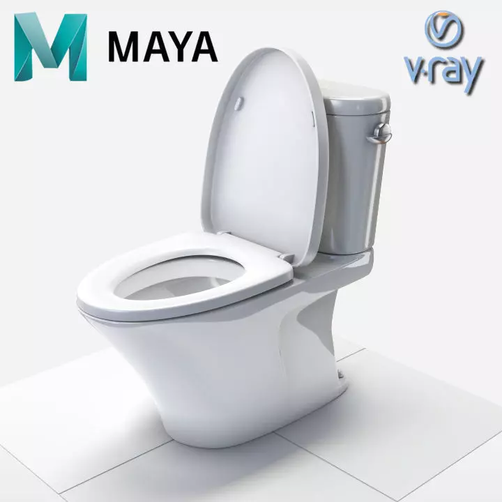 Toilet bowl 3d model high quality 3D model