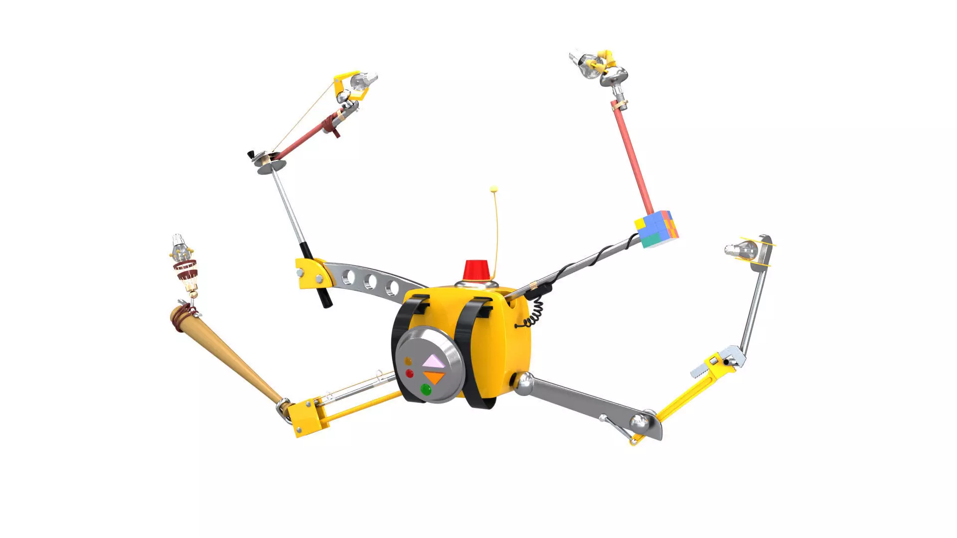 HIGH TECH BACKPACK 3D model