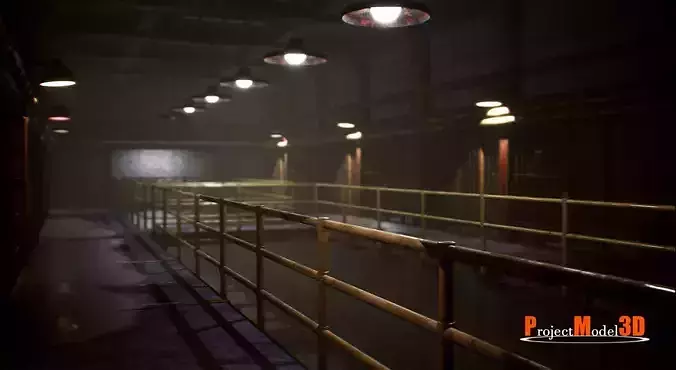UE4 Prison Package V1- v002 Low-poly 3D model