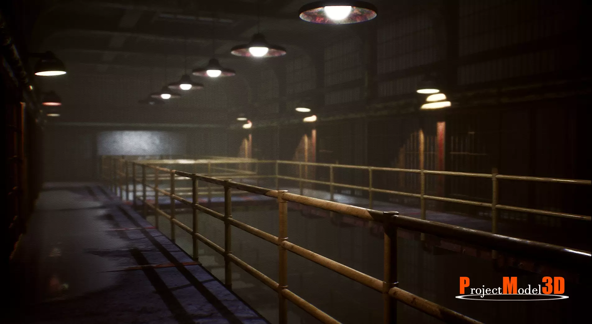 UE4 Prison Package V1- v002 Low-poly 3D model_0