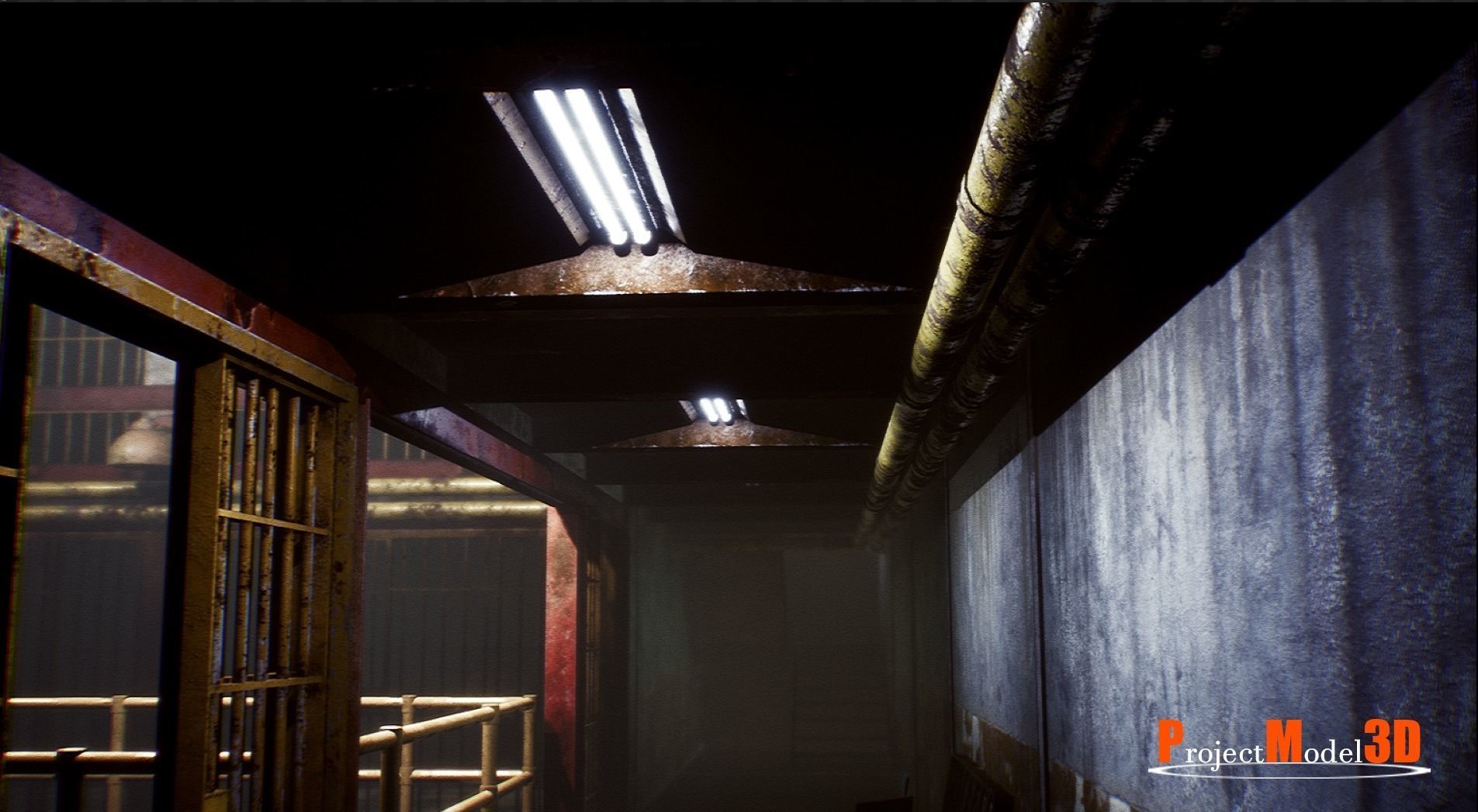 UE4 Prison Package V1- v002 Low-poly 3D model_11