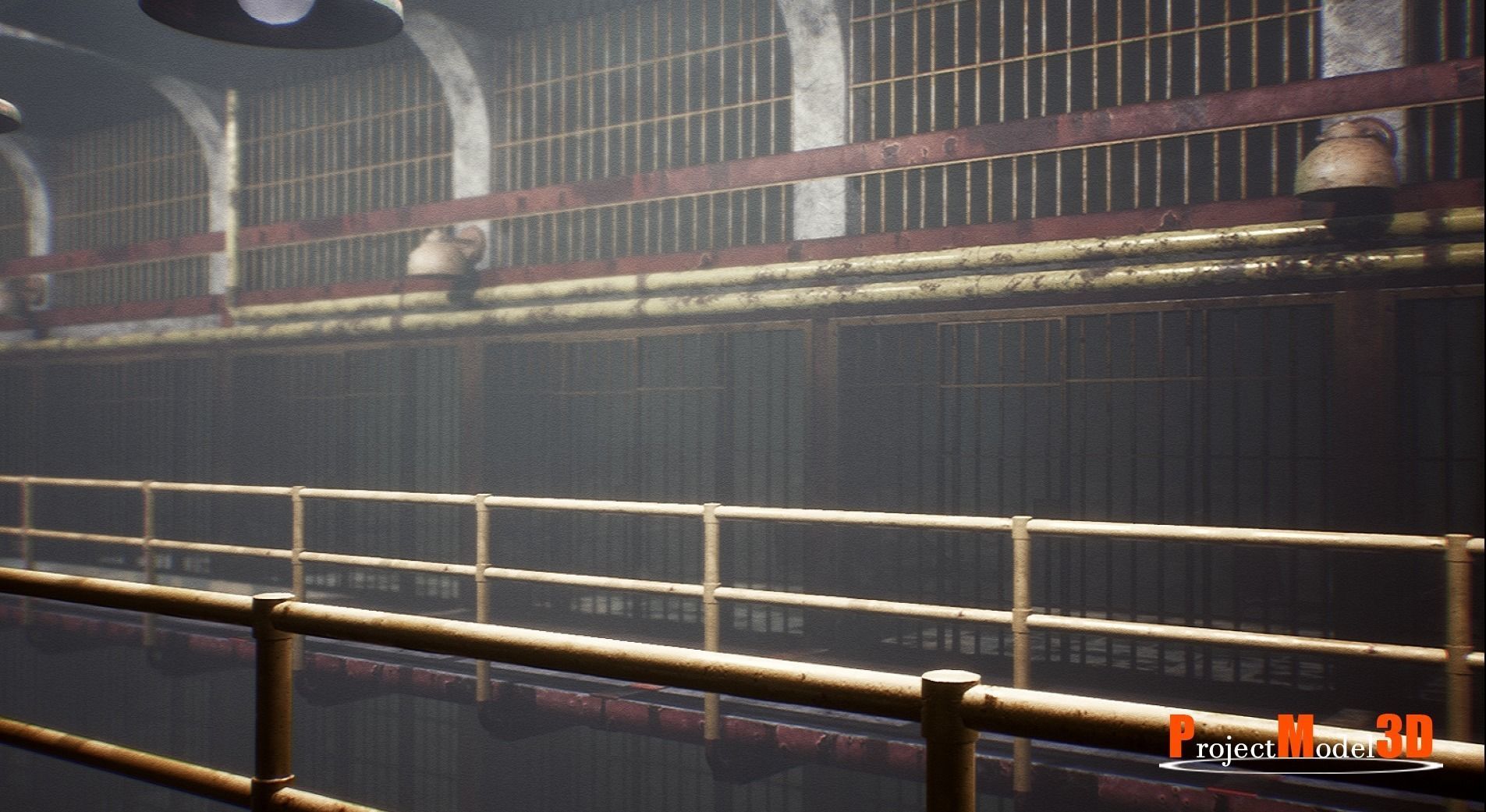 UE4 Prison Package V1- v002 Low-poly 3D model_12