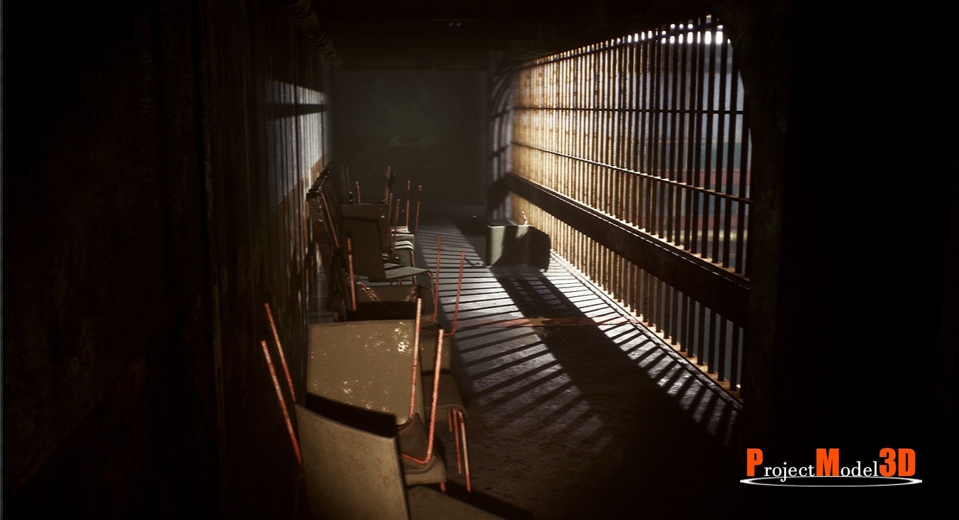 UE4 Prison Package V1- v002 Low-poly 3D model_23
