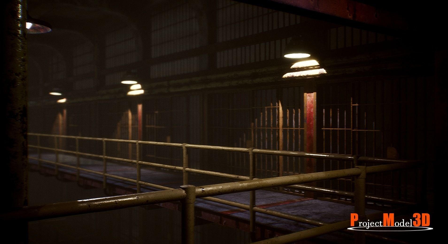 UE4 Prison Package V1- v002 Low-poly 3D model_28