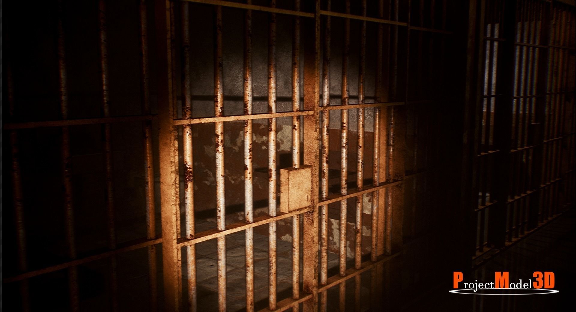 UE4 Prison Package V1- v002 Low-poly 3D model_13