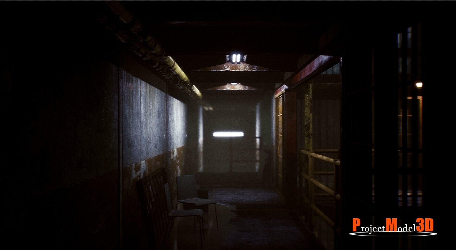 UE4 Prison Package V1- v002 Low-poly 3D model_30