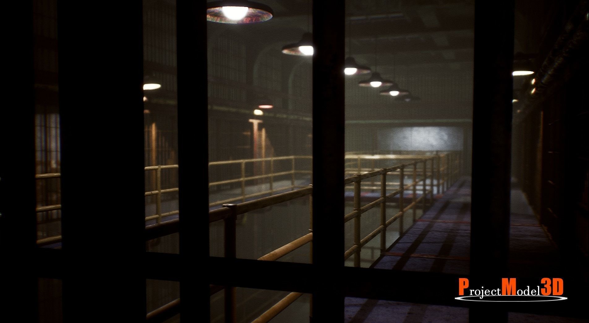 UE4 Prison Package V1- v002 Low-poly 3D model_29