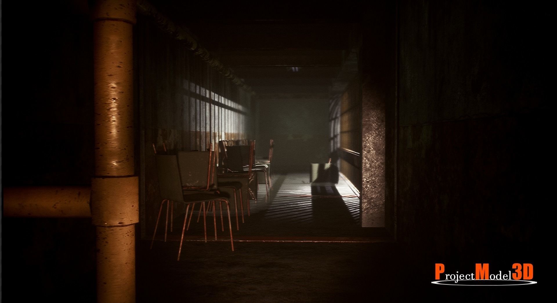 UE4 Prison Package V1- v002 Low-poly 3D model_16