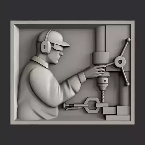 3d STL models for CNC router machinist 3D model