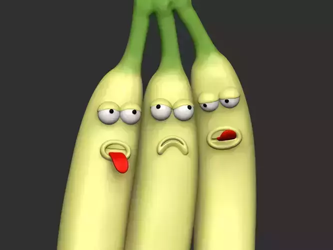 three dumbass banana