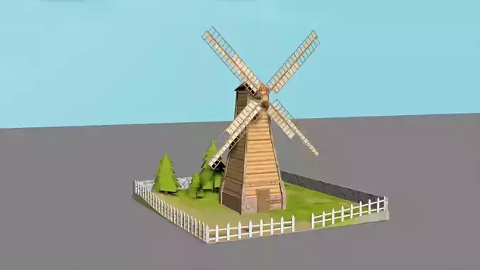 Farm with his surroundings